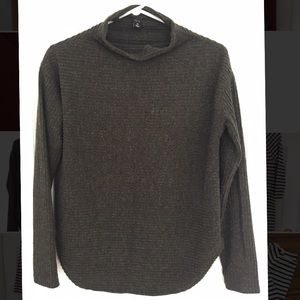 Ribbed Mock Neck Gentle Fawn Sweater
